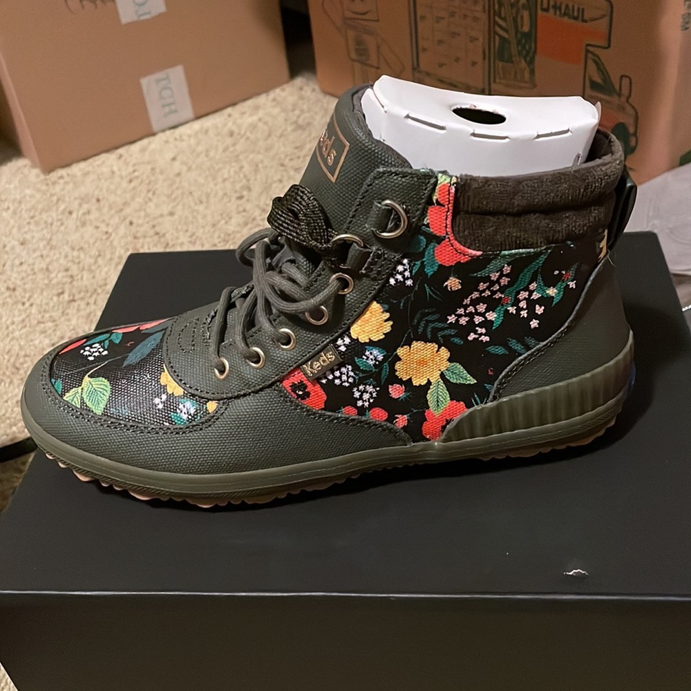 Keds / Rifle Paper Company Boots Size 7.5 M